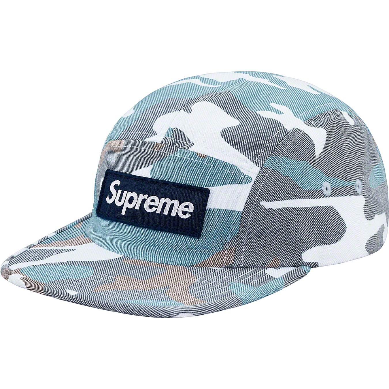 Washed Out Camo Camp Cap view 3